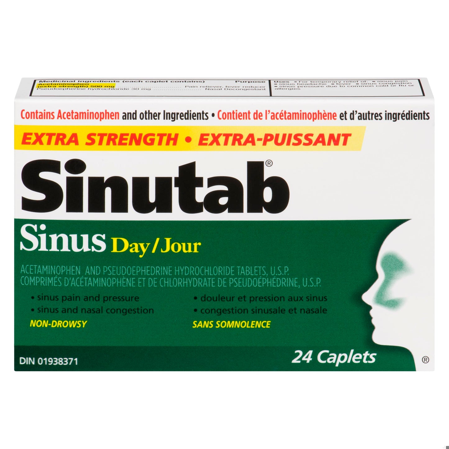 SINUTAB SINUS NON DROWSY XST CPLT 24