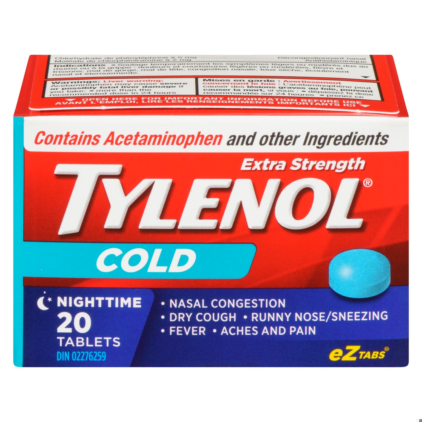 TYLENOL COLD XST NIGHT TIME TB 20
