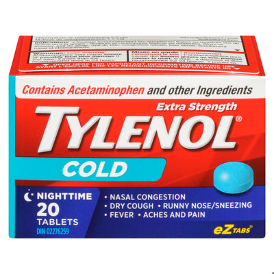 TYLENOL COLD XST NIGHT TIME TB 20